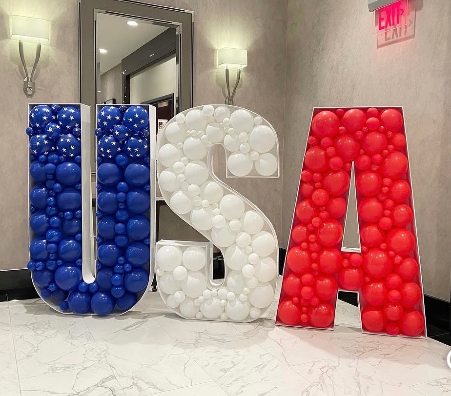 USA Balloon Letters